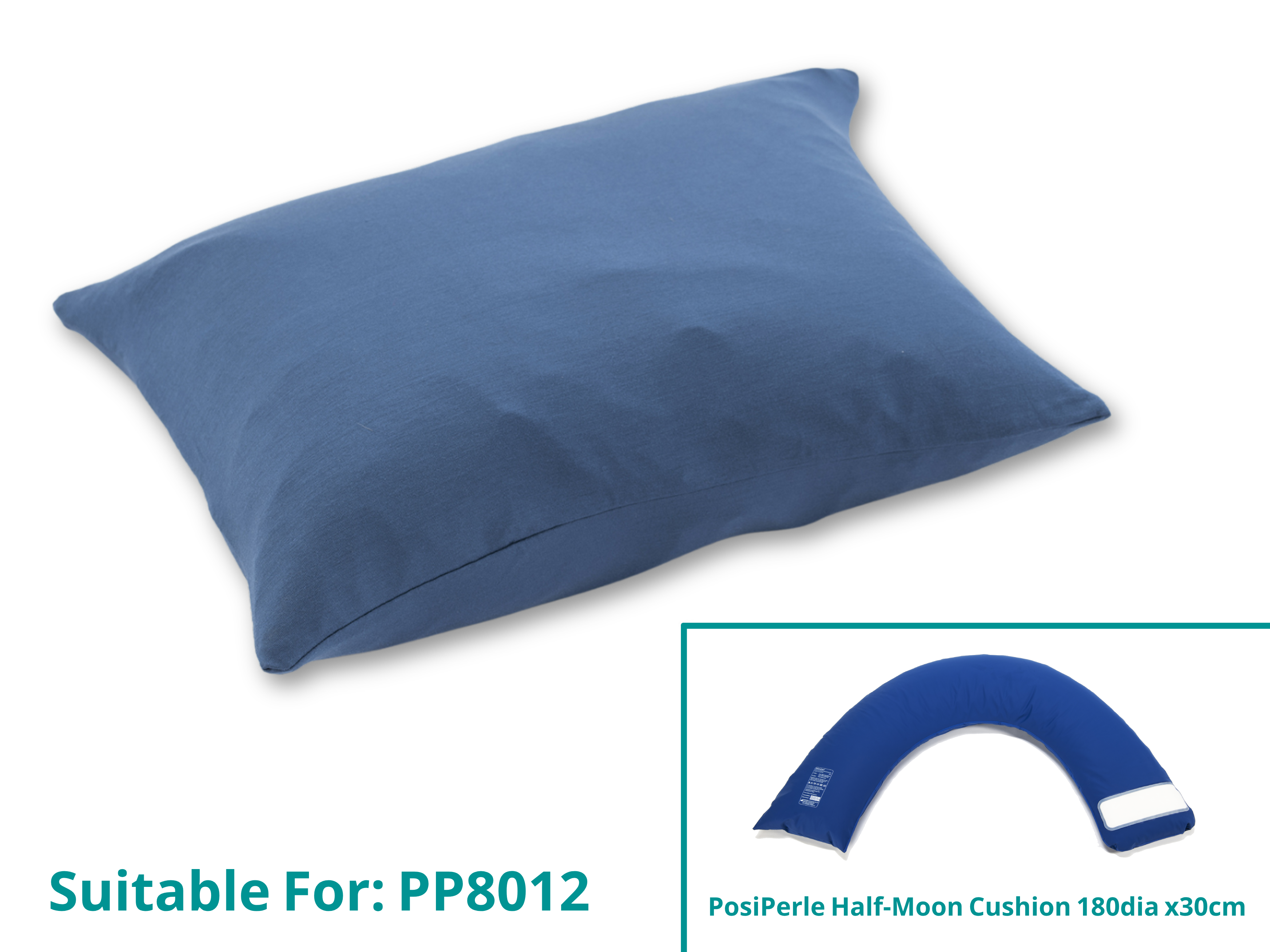 Bamboo Cover for Half-Moon Cushion Large (PP8012)