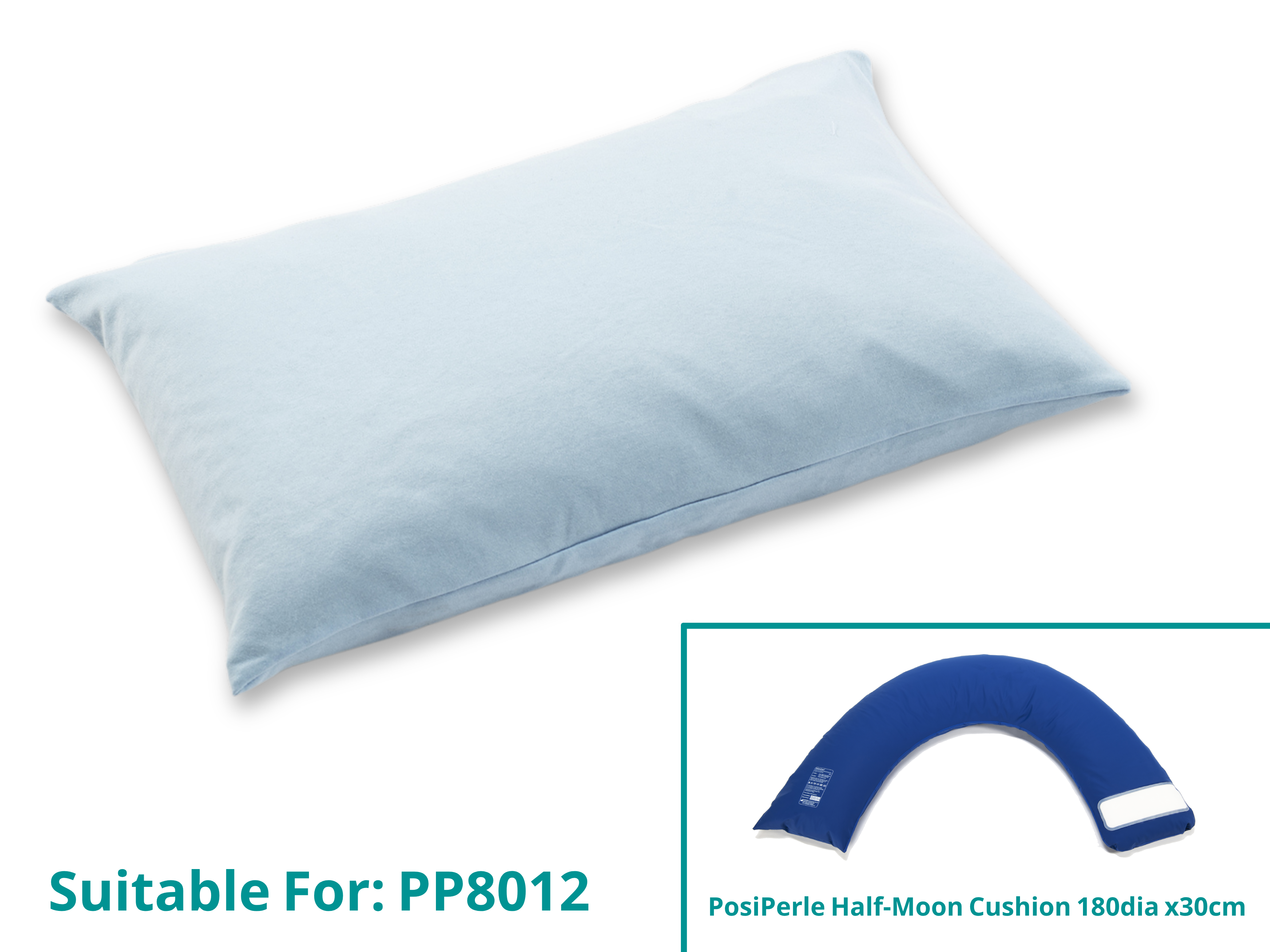 Cotton Cover for Half-Moon Cushion Large (PP8012)