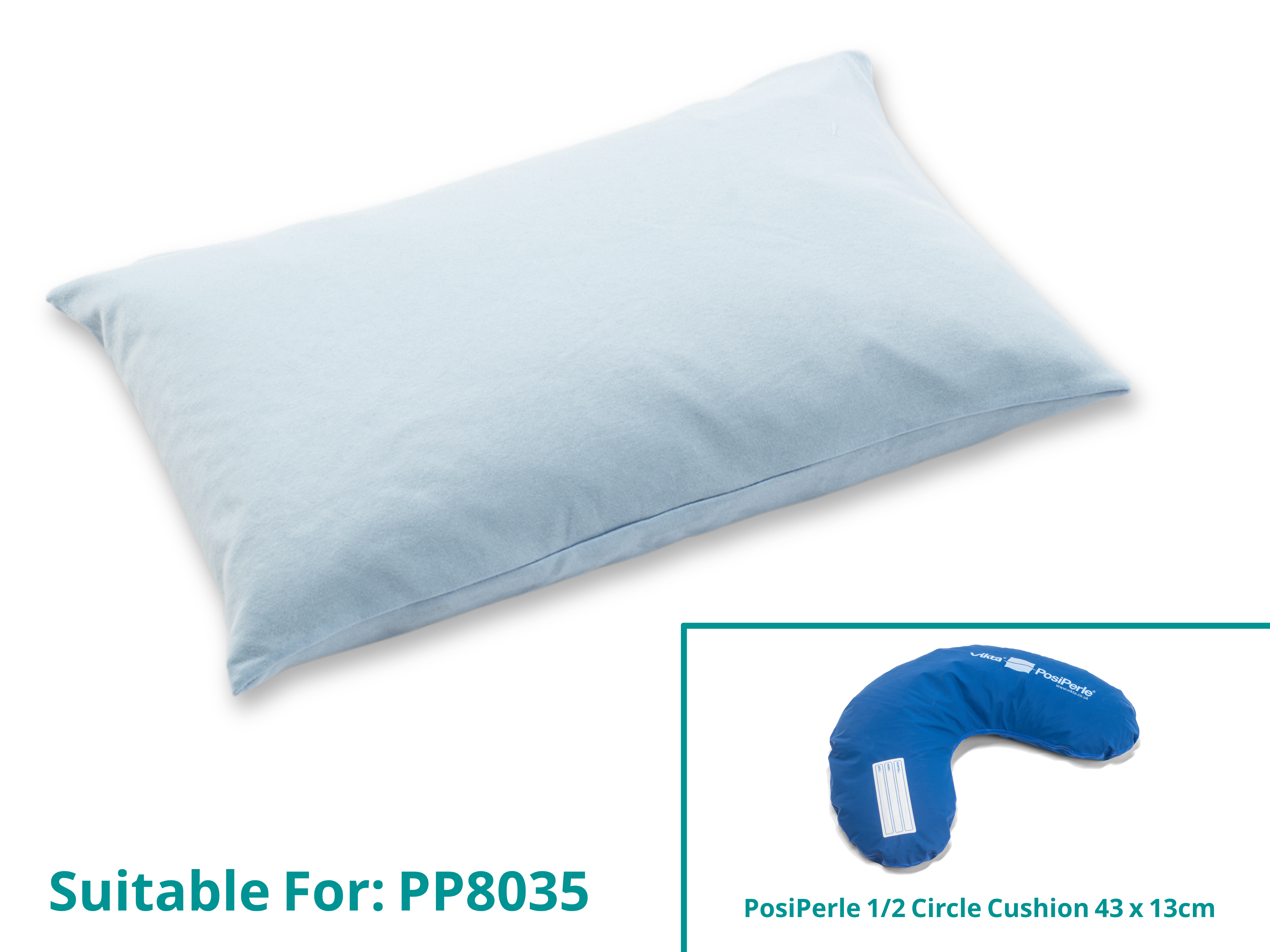 Cotton Cover for 1/2 Circle Microbead Cushion (PP8035)