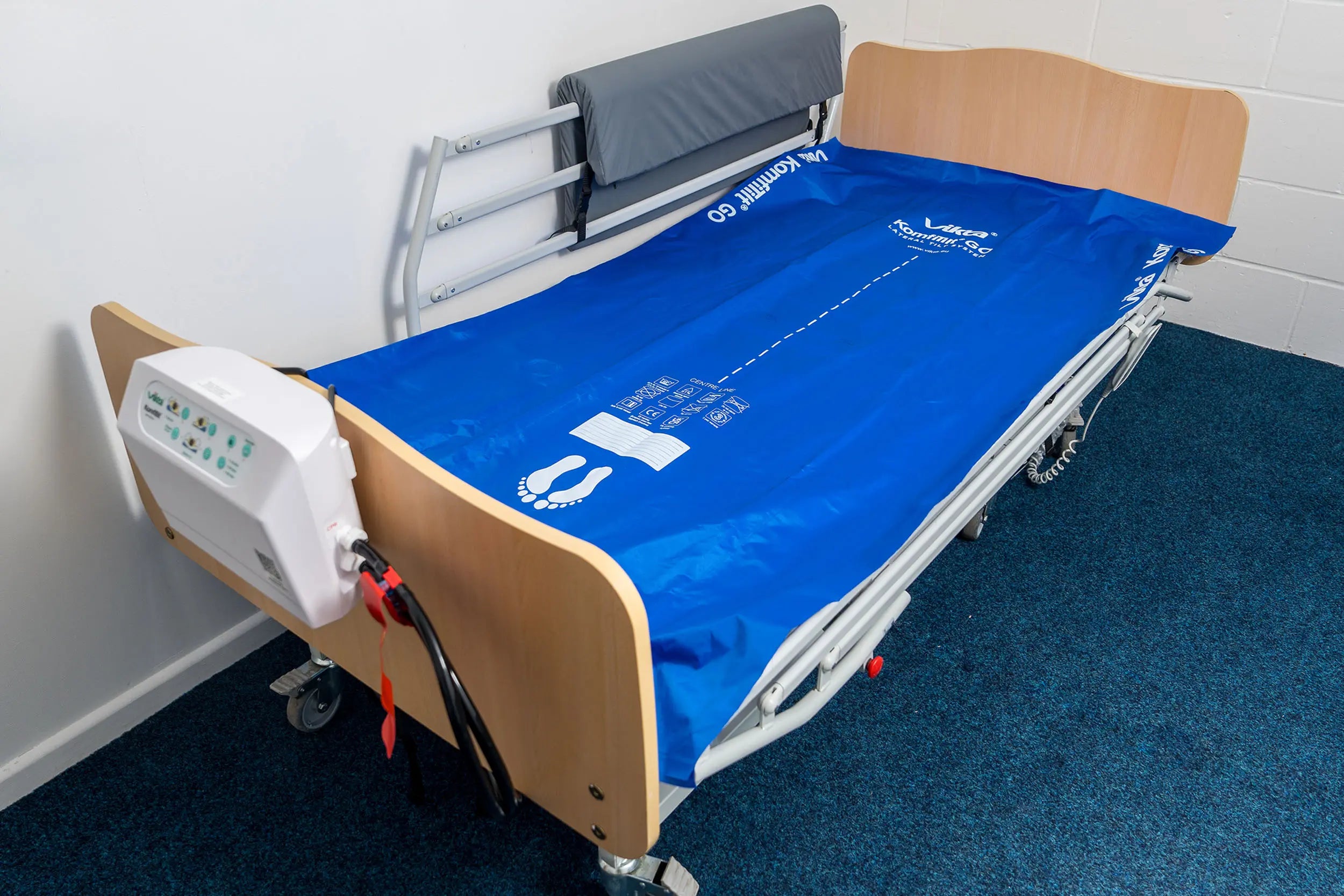 KomfiTilt Go with KomfiFlex mattress: Continuous Lateral Turning System